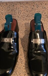 Ralph Lauren Black Mules Sleek Design